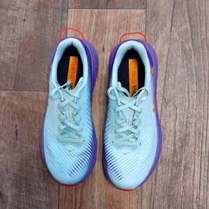 Hoka Rincon 3, Women’s Running Shoes, Size 7.5 Blue Glass Chalk Violet